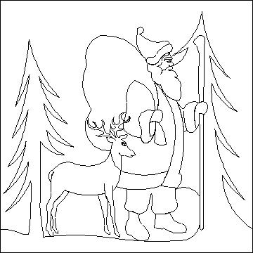 (image for) Forest Santa-L00444 - Click Image to Close